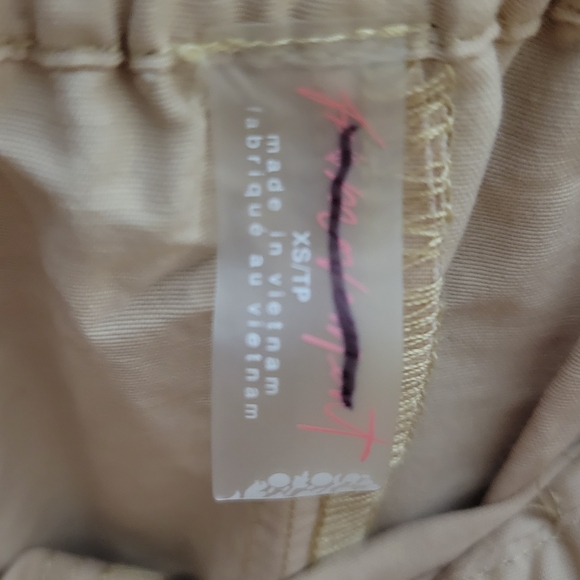 FP Movement by Free People Beige Joggers with Blue Accents - Picture 3 of 3